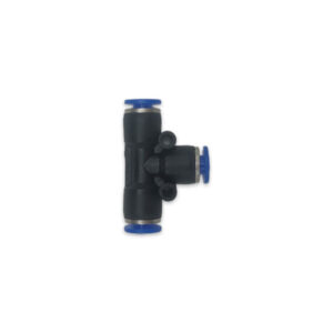 سه راهی پنوماتیک فشاری سایز 4mm پلاستکی شیلنگ خور تی (T)