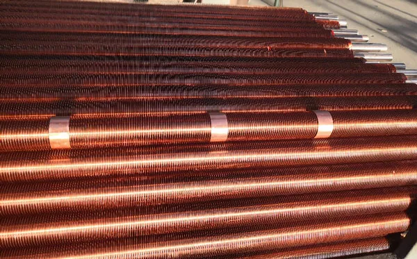 Finned copper tubes abzari photo 1