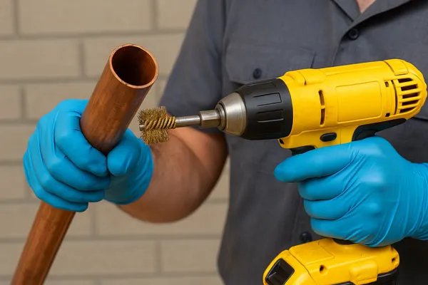 چگونه داخل لوله مسی را تمیز کنیم؟ | بهترین روش ها در ابزاری 4 clean the inside of a copper pipe abzari photo 1